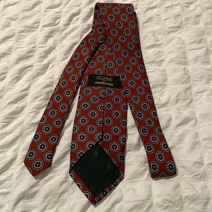Red and tan Robert Talbott tie